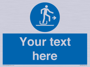 Custom Alighting from a toboggan to the right